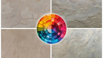 planeo EVOLITH Slate&Stone - Revêtement mural en pierre naturelle Siena Dust 1220 x 610 mm