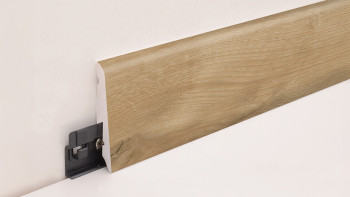 planeo Plinthe SolutionX 2en1 - 2400 x 14 x 58 mm Chêne Classique (SL0072)