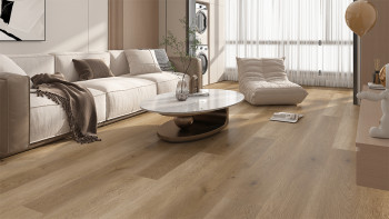 planeo Vinyle à clic rigide - ObjektPRO Chêne Prestige Planche XL de 1,83 m de long | Isolation phonique intégrée (SP183-01)