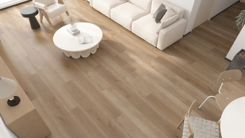 planeo Vinyle à clic rigide - ObjektPRO Chêne Elegance Planche XL de 1,83 m de long | Isolation phonique intégrée (SP183-42)