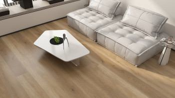 planeo Vinyle à clic rigide - ObjektPRO Chêne Royale Planche XL de 1,83 m de long | Isolation phonique intégrée (SP183-43)