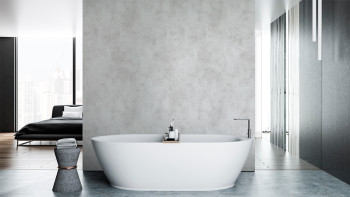 Revêtement mural plastique - planeo StrongWall - Grey Cement
