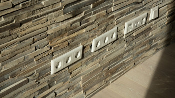 Skaben WoodWall - Teckwood Chic Gun Smoked