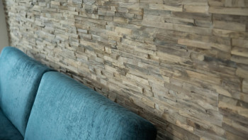 Skaben WoodWall - Teckwood Chic Gun Smoked