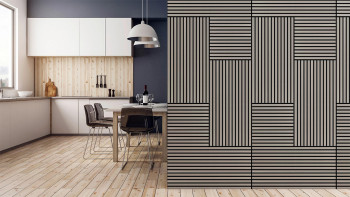 planeo Panneau acoustique - MixWall Timber Touch Velen Oak 52 x 52 cm | Placage en bois véritable (PLMW-20011A)