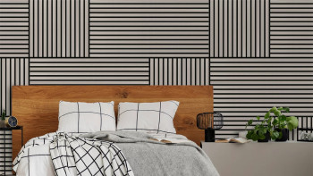 planeo Panneau acoustique - MixWall Timber Solid Velen Oak 52 x 52 cm | Placage en bois véritable (PLMW-20311C)
