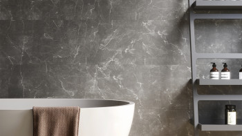 planeo Revêtement mural PVC - Wall&Floor Design Chino Dark supermatt