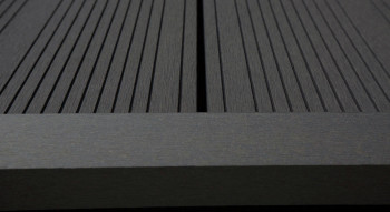 planeo terrasse composite bande d'angle gris foncé pour lames de terrasse - 2,2m