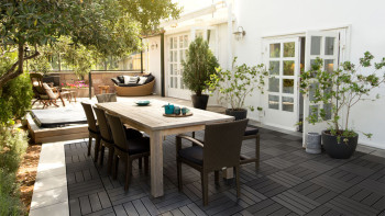 planeo carreau terrasse composite - anthracite 30x30 cm - 6 pcs.