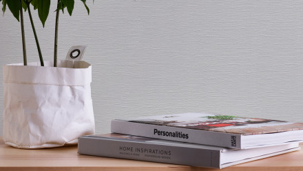 papier peint vinyle blanc classique uni Simply White 213
