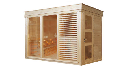 planeo sauna Paradiso 3x2 (2 pièces) finition naturelle