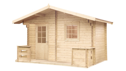 planeo abri sauna de luxe Sanna 70 finition naturelle