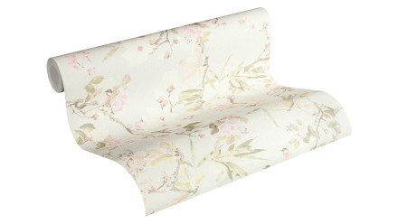 Papier peint Dream Again Michalsky Living Flower Branches Cream Green Pink 981