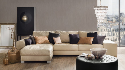 Papier peint de style champêtre Dream Again Michalsky Living country style gris beige brun 996