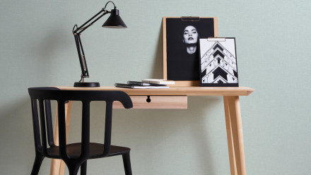 papier peint en vinyle bleu moderne uni style lin 343