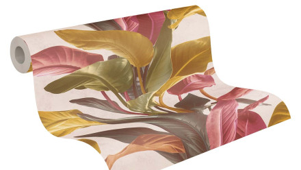 Papier peint vinyle Metropolitan Stories 2 Fleurs & Nature Rétro Rouge 622