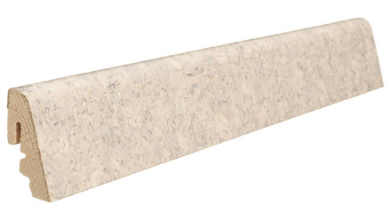 Plinthes Haro pour sols en liège - 19 x 39 mm - Acros blanc antique / crème Lagos