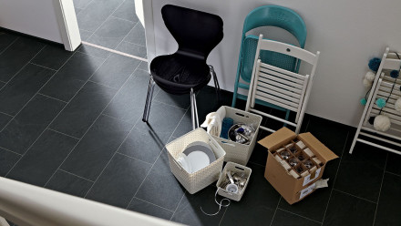 MEISTER Stratifié - Classic LB 150 Ardoise anthracite 6137