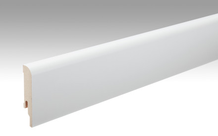 Plinthes MEISTER Uni blanc brillant DF 324 - 2380 x 80 x 16 mm