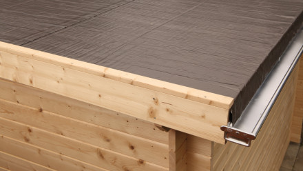 Gouttière en aluminium pour caisson de toit 800 cm 1 FR