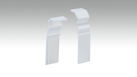Pièce de raccord autocollante pour plinthe F100201AB Alt-Berlin Blanc 18 x 60 mm