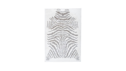 tapis planeo - Lapin Animal 400 Gris / Blanc