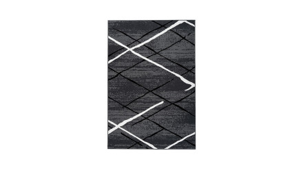 tapis planeo - Vancouver 110 anthracite / noir / blanc