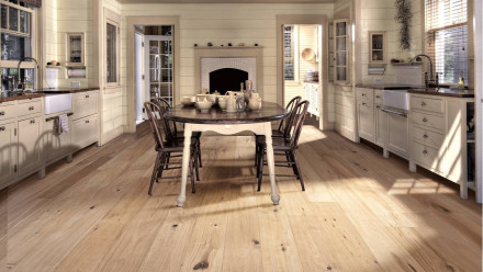Kährs parquet Artisan - Chêne Straw lame huilé naturel rabotée à la main