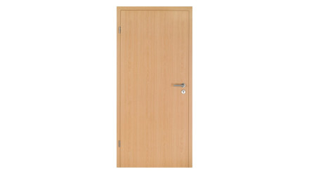 planeo Porte intérieure CPL CPL 1.0 - Ulf hêtre 2110 x 610 mm DIN L - Rond RSP Paumelle 2-t