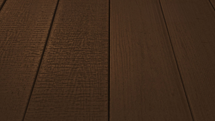 planeo TitanWood - lame massive structure bois brun foncé