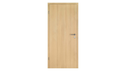 planeo Porte intérieure CPL CPL 1.0 - Chêne Oskar 2110 x 735 mm DIN L - Rond RSP Paumelle 2-t