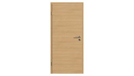 planeo Porte intérieure CPL CPL 1.0 - Sven chêne horizon 2110 x 860 mm DIN L - Rond RSP Paumelle 2-t