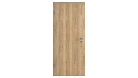 planeo Porte intérieure CPL CPL 1.0 - Mika chêne 1985 x 985 mm DIN L - Rond RSP Paumelle 2-t