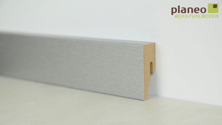 planeo Alu-Design plinthe 18 x 50mm Alu moderne