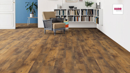 Haro Laminate Tritty 100 Chêne vieux bois structuré/mat V4 wideplank