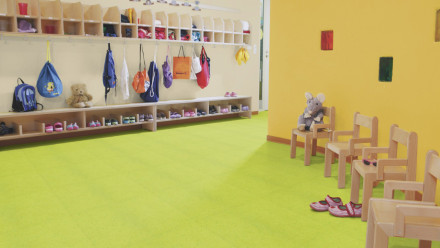 Wineo sol organique 1500 acoustique Vert pomme