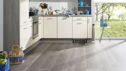 KWG sol PVC - Antigua Infinity extend chêne argenté gris Microfase