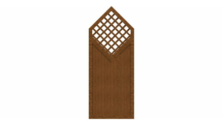 planeo Basic - Brise vue Type D 90 x 225 cm Chêne doré 