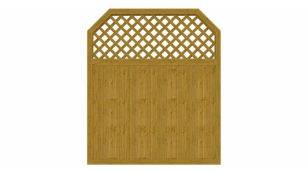 planeo Basic - clôture Type I 180 x 210 cm chêne tremble naturel