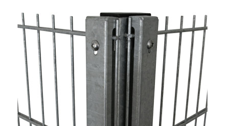Voir les poteaux de protection type WSP Galvanisé à chaud pour clôture à double maille