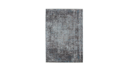tapis planeo - Antigua 300 gris / turquoise