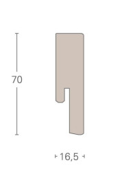 Parador Plinthes SL 20 - 16,5x70mm - Chêne poncé - Plaqué