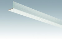 MEISTER Plinthes à gorge Plinthes à angle argent 4021 - 2380 x 33 x 3,5 mm