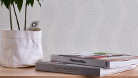 papier peint en vinyle blanc à rayures modernes masterbatch 2020 512