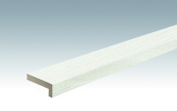 Plinthes MEISTER angle de couverture bandes chêne blanc opaque 4069 - 2380 x 60 x 22 mm