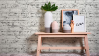 papier peint en vinyle papier peint en pierre blanc moderne classique pierres fleurs & nature Il Decoro 802