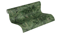 Papier peint vinyle Greenery A.S. Création country style arbustes vert 802 Floral