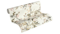 Papier peint Dream Again Michalsky Branches de fleurs vivantes crème beige vert 982