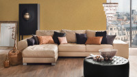 papier peint en vinyle jaune moderne plains trendwall 911