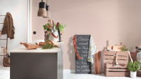 papier peint en vinyle rose modern plains trendwall 212